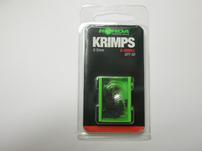 Korda KRIMPS crimps X-SMALL 0.5mm 50pcs Carp fishing tackle