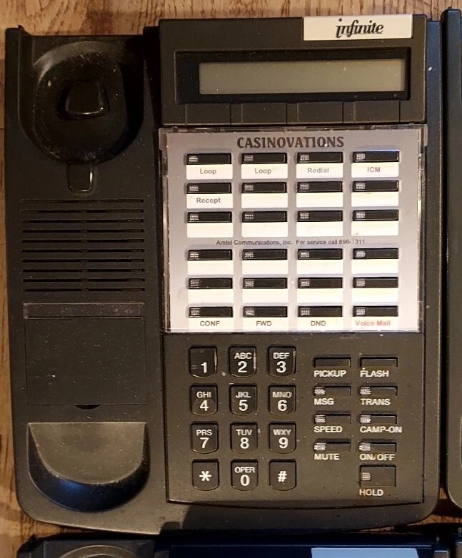 Lot of 10 Vodavi Infinite phones working pulled IN 1414-51 No headsets - Image 3 of 4