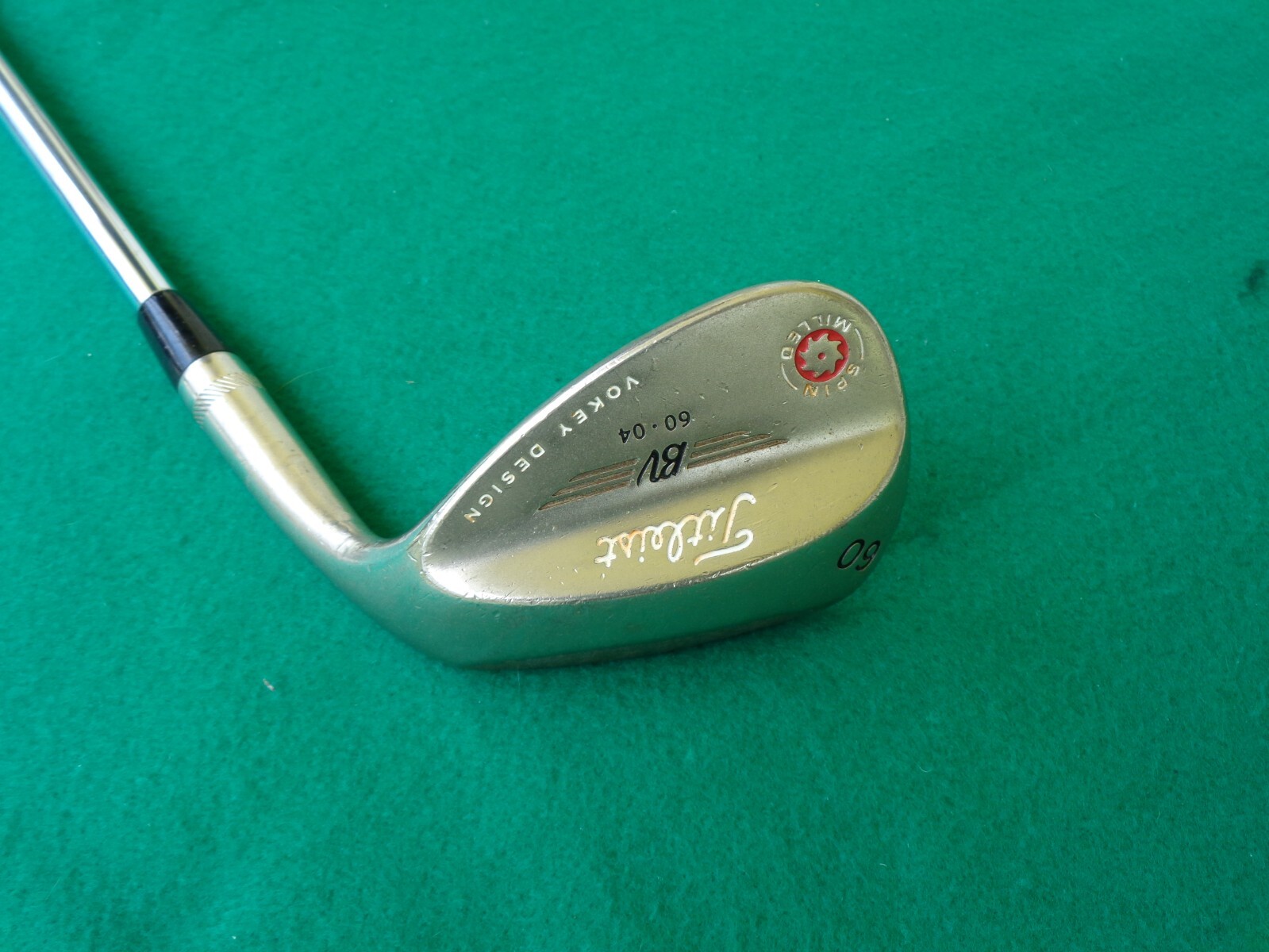 Titleist Vokey Spin Milled 60* 04 Lob Wedge Steel Wedge Flex 35" Golf