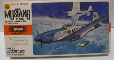 Mustang P-51D North American Hasegawa Model Kit #A16 1:72