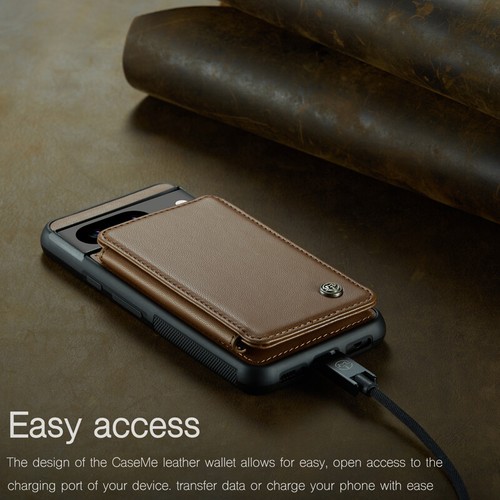 Leather Case Cover for Google Pixel 8/8 Pro Stand Card Slot Magnetic Flip Wallet - Picture 11 of 42