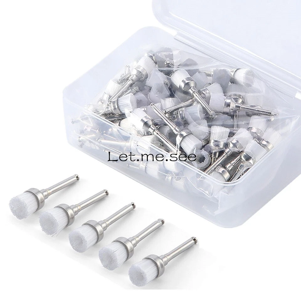 Dental Nylon Polishing Brushes Prophy Bowls Latch RA For Contra-Angle Handpiece - Image 2 of 4