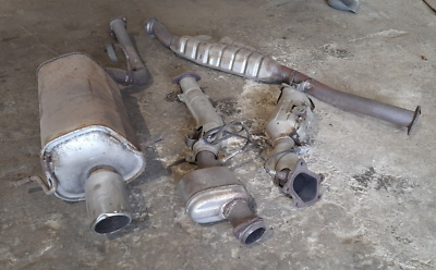 2002-06 GENUINE SUBARU IMPREZA STI JDM TWINSCROLL COMPLETE EXHAUST