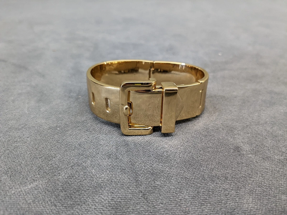 Mulberry Pale Gold Tone Bracelet Bangle Belt Buckle Style eBay