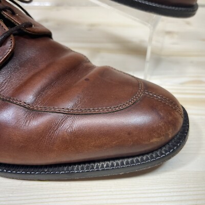 Cole Haan Mens Dress Shoes 9.5 D City Brown Leather Derby  display picture 3