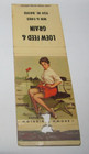 Matches Matchbook Cover Loew Feed & Grain Sexy Girlie Girl Secretary — photo 2