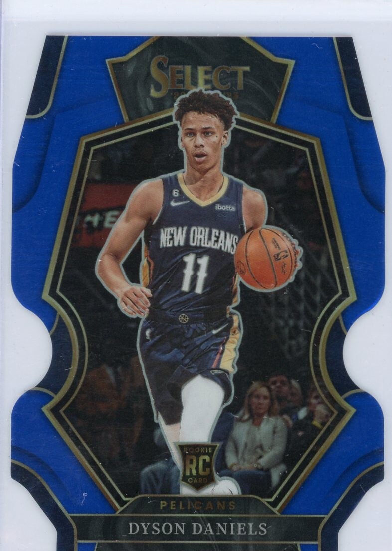 2022-23 Select DYSON DANIELS Premier Level Blue Die Cut /249 Rookie #172
