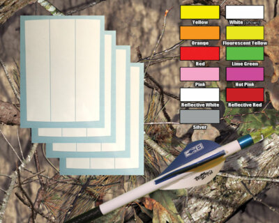 1 Dozen Arrow Wraps - Vinyl, choose size and color