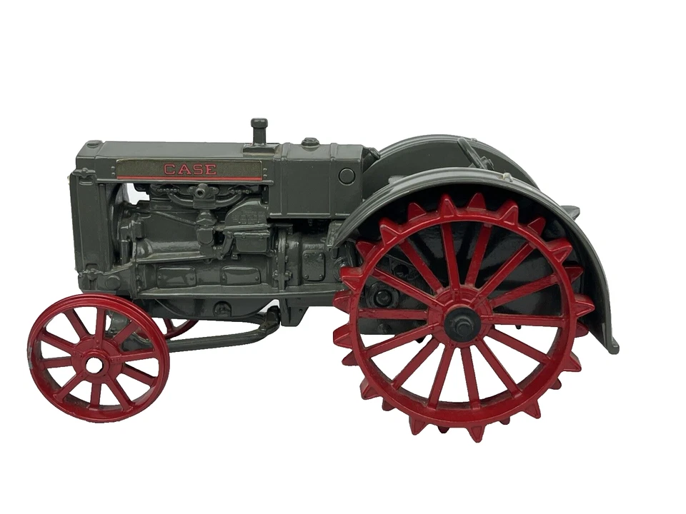 Ertl Diecast 1/16 Grey Case IH Case L Tractor On Steel Wheels 8" X 4.5" Made USA - Image 3 of 4