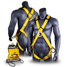 KwikSafety (Charlotte, NC) MONSOON 4 D-RING Safety Harness ANSI OSHA Fall Arrest