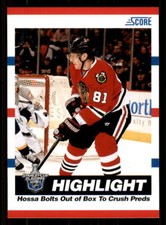 2010-11 Score #491 Marian Hossa Chicago Blackhawks