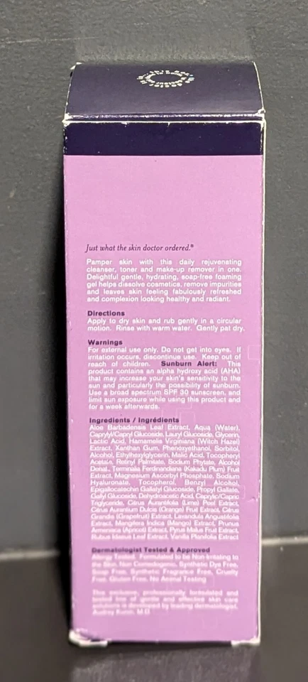 Dermadoctor Kakadu C Brightener Limpiador Diario Tónico Desmaquillante 7.10oz- NUEVO Foto 3 de 4