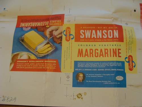 Vintage Printing Sample Poster: SWANSON 