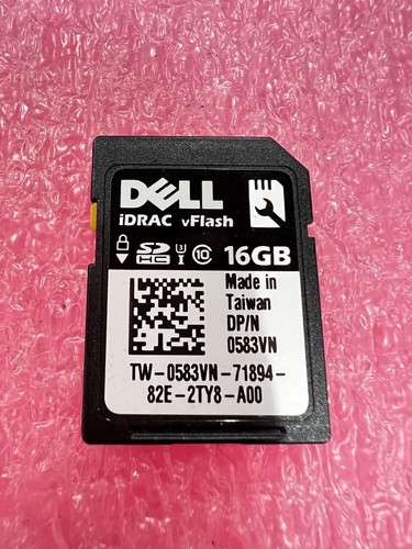 Dell 0583VN 16GB iDRAC vFlash SD HC C10 SD Card Module 13 Gen R630 R730 ...