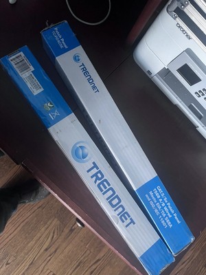 Lot of 2 TRENDNET TC-P24C5E CAT5 Rack Mount Patch Panel 24 Port Sealed Box