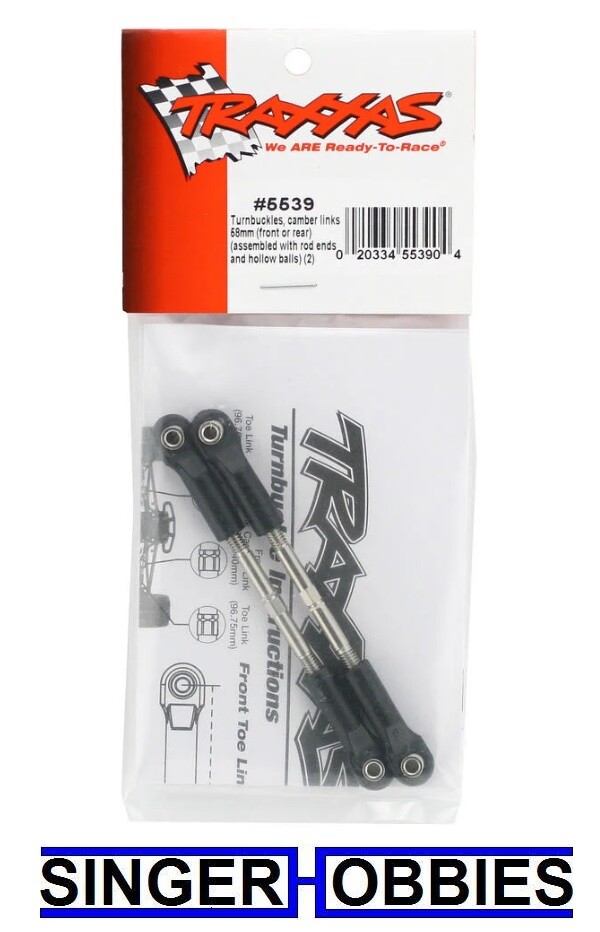 Traxxas 5539 Turnbuckles, Camber Links, 58mm Jato TRA1 | eBay