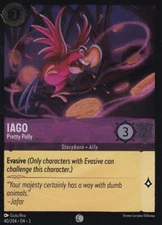 Cold Foil Iago - Pretty Polly 40/204 Common Disney Lorcana