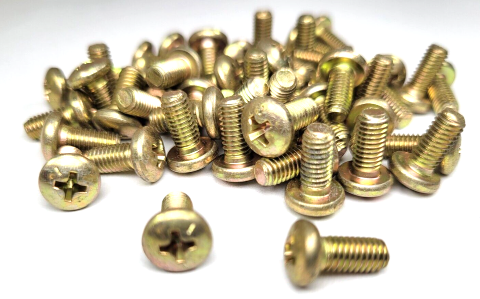 Phillips Pan Machine Screws 10-32 X 1/2 Inch - 15 Piece Stainless Steel Fasteners