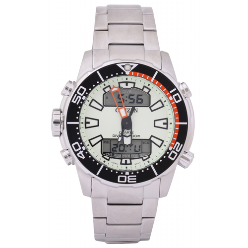Orologio CITIZEN mod. PROMASTER AQUALAND ref. JP1091-83X Uomo acciaio sub  200 MT | eBay