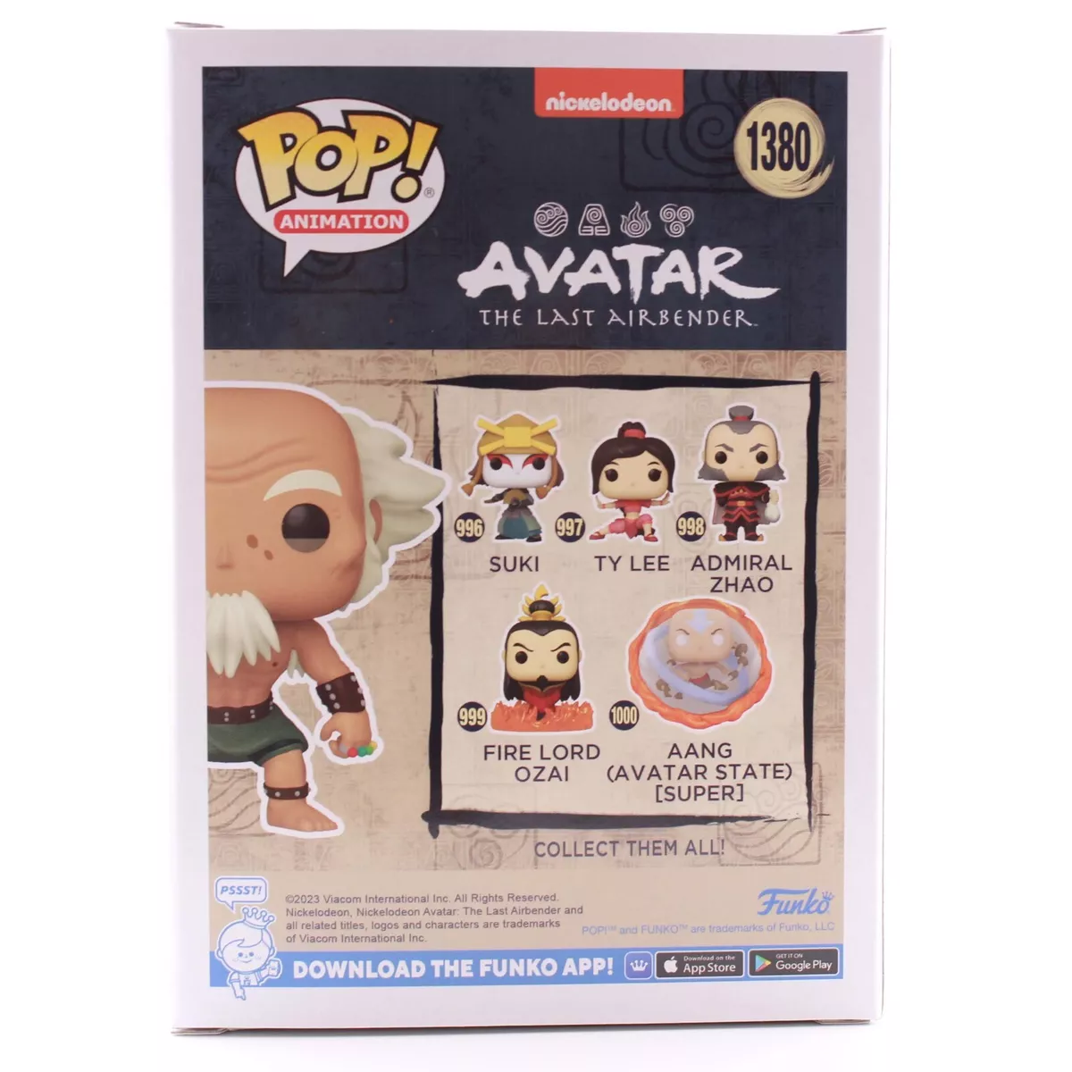  Funko Avatar: The Last Airbender King Bumi Pop! Vinyl Figure  #1380 - Entertainment Earth Exclusive : Toys & Games