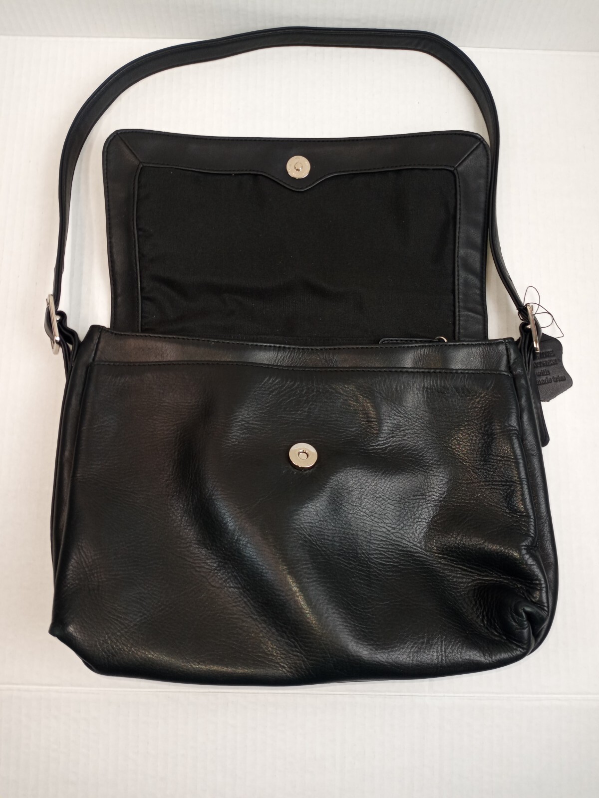 Apostrophe Black Classic Chic Soft Leather Modern… - image 3