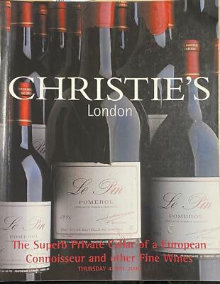 CHRISTIE'S PRIVATE CELLAR OF EUROPEAN CONNOISSEUR & OTHER FINE WINES 04/05/2000