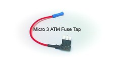 50 Micro3 Blade Fuse Inline Tap Holder 16 AWG - Add A Circuit includes 5a fuses