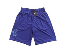 Image of Under Armour Mens Blue Performance Training Sport Shorts - Size M Medium NWT