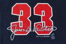Vintage Dynasty Label - 2005 JASON VARITEK No 33 BOSTON RED SOX (MED) T-Shirt