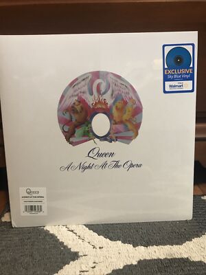 Night At The Opera - Queen (Sky Blue Vinyl) Walmart Exclusive Sealed