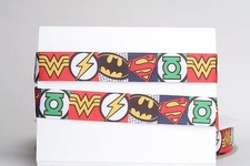 SUPER HERO THEME 7/8" Grosgrain Ribbon 1,3,5, 10 Yards SHIP FROM USA