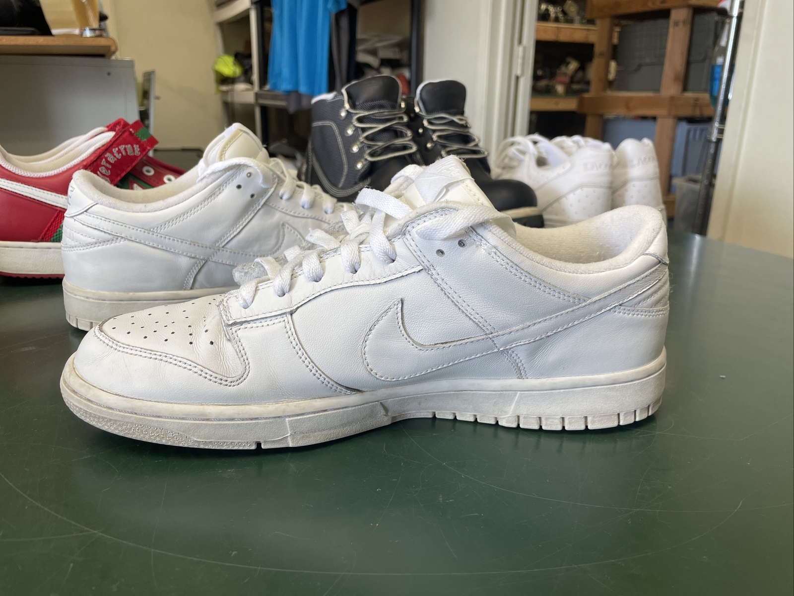 2006 Vintage NIKE DUNK LOW White Women's Size 12 3093… Gem