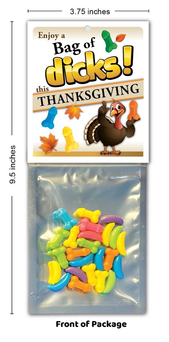 Pack Thanksgiving ADULT Dick Candy Dinner Party Favors FUNNY