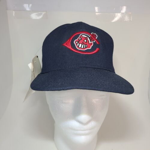 Cleveland Indians Cooperstown Collection 1951-57 Logo Fitted Hat Fitted sz 6 7/8