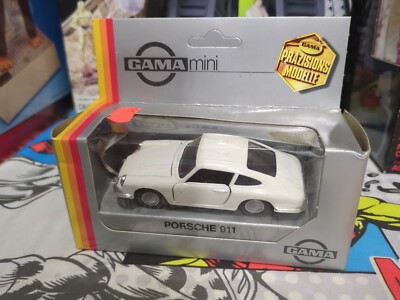 GAMA 1119 Porsche 911 Sportwagen in White extrem selten, 1:43 , US Seller