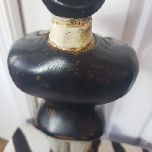 CAPTAIN JINKS 23" WOODEN STATUE RARE - Picture 13 of 23