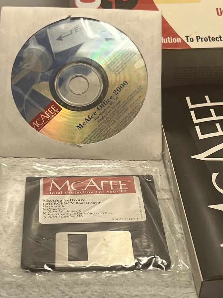 McAfee Office 2000 PC Utilities Protect Optimize Repair VirusScan Uninstaller - Image 3 of 4