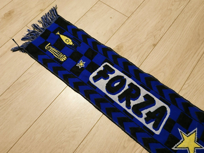 Football Scarf Of The Italian Team INTER DE MILAN FORZA INTER