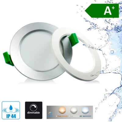 Einbaustrahler LED Bad Küche Dimmbar Spotlicht IP44 9W - Bild 1 von 4