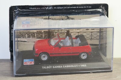 Talbot Samba Cabriolet 1983 - Altaya 1:43 in Box *37876