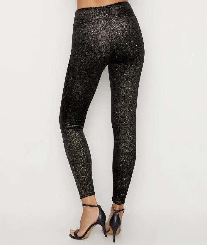 Spanx 20188R Velvet Shine Legging Black/Gold ( M )