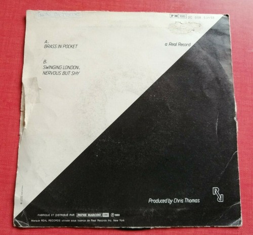 Pretenders Brass IN Pocket/Swinging London Nervous But Shy 7 " 45T 2C 008 63468 - Picture 2 of 2