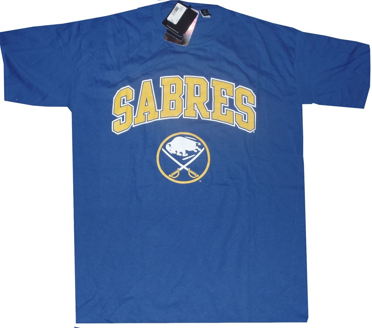 Buffalo Sabres Vintage Throwback Arch Logo Blue Shirt by Gear Clearance!