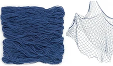 Fish Net Decoration Party Decor Blue Cotton Netting 48" X 144" Inches. Fishnet f