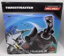 Thrustmaster T-flight Hotas X Flight Stick - Black PC + PS# CIB Tested & Working