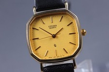 Orologio da donna quasi come nuovo Citizen Cq 2931-291603 oro ottagonale quar...