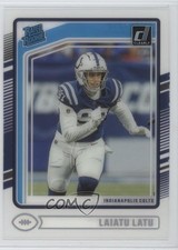 2024 Panini Clearly Donruss Rated Rookie Laiatu Latu #62 3do