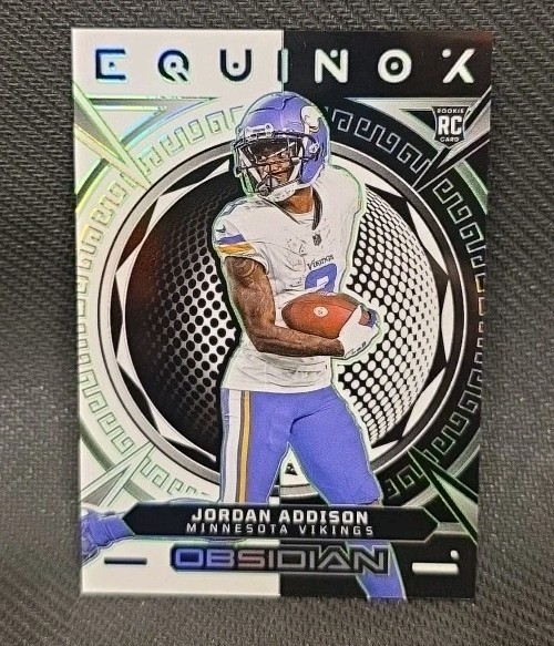 2023 Panini Obsidian - Equinox Jordan Addison #17 Green ELECTRIC ETCH /35 (SC33)