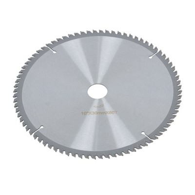 Professional 10''×30mm×80T Circular Blade - Fast Cutting for DIY Projects Silver