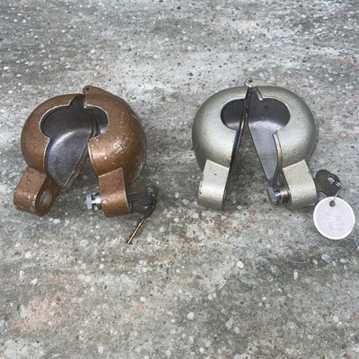 (2) MAJOR MFG 100 SP KEE-BLOK MULTI PURPOSE LOCKS DOOR KNOBS LOCK W/Keys